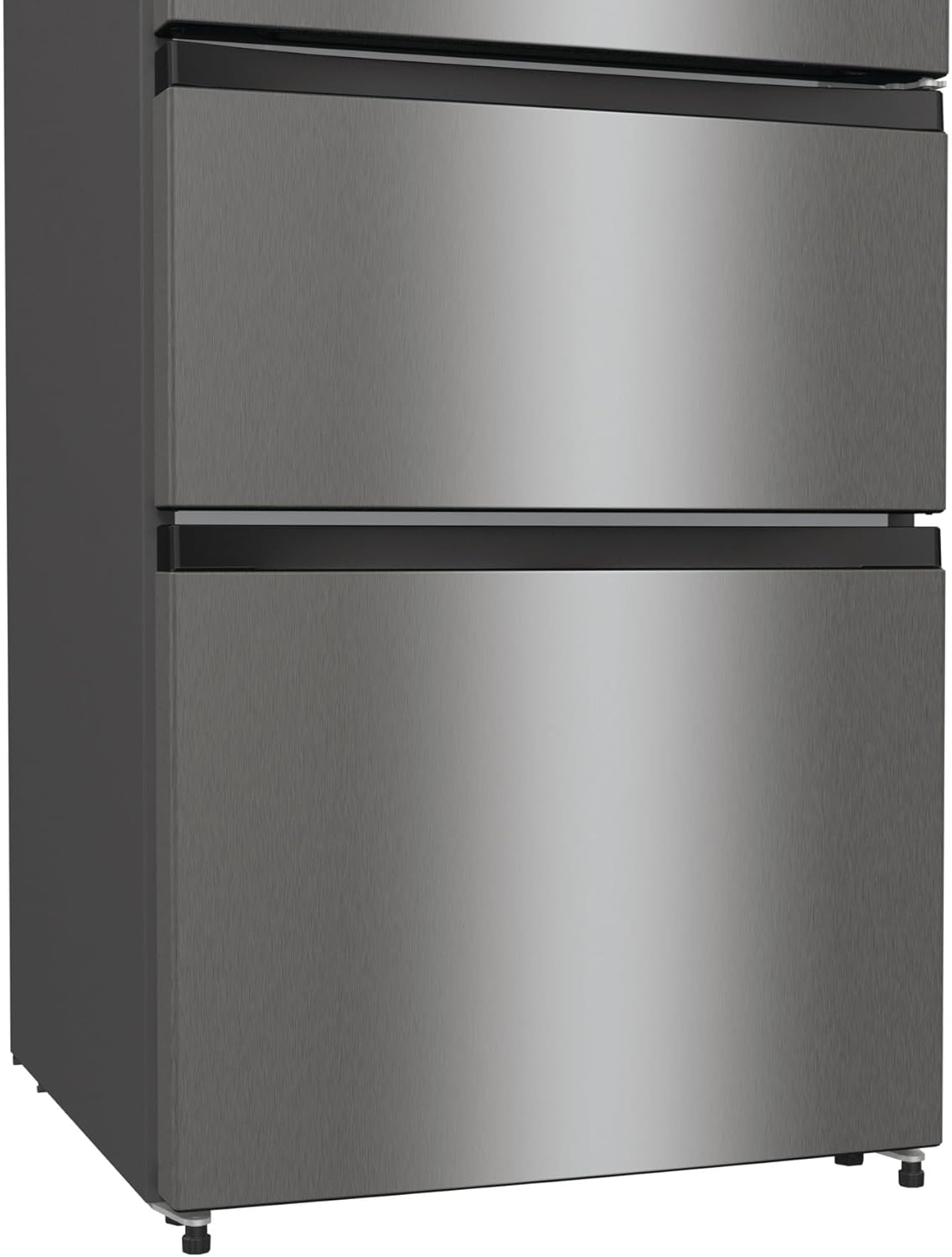 Hisense RB327N4AD2 koel-vriescombinatie/ NoFrostPlus/ Multiflow 360°/ HolidayMode/ FreshZone/ 182,4 cm/ koelgedeelte 171 l/ vriesgedeelte 85 l/ 41 dB/ 287 kWh/ jaar/ roestvrijstalen look