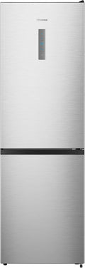 Hisense RB327N4AD2 koel-vriescombinatie/ NoFrostPlus/ Multiflow 360°/ HolidayMode/ FreshZone/ 182,4 cm/ koelgedeelte 171 l/ vriesgedeelte 85 l/ 41 dB/ 287 kWh/ jaar/ roestvrijstalen look