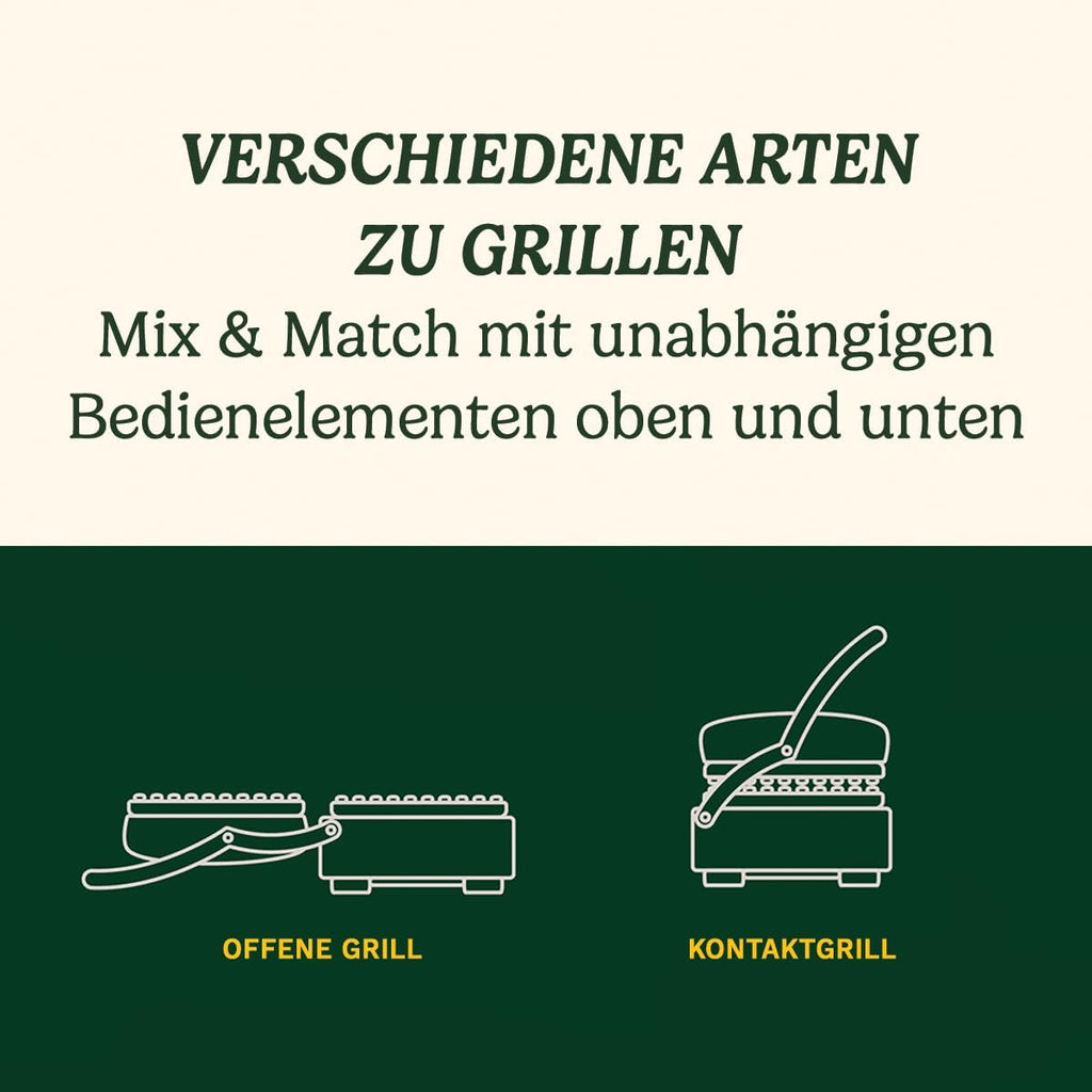 Cuisinart Hot Plate Entertaining Grill & Griddle | XL Elektrische Plancha Grill, Teppanyaki Grillplaat voor thuis | Afneembare plaat met antiaanbaklaag, 2-zone temperatuurregeling tot 260°C