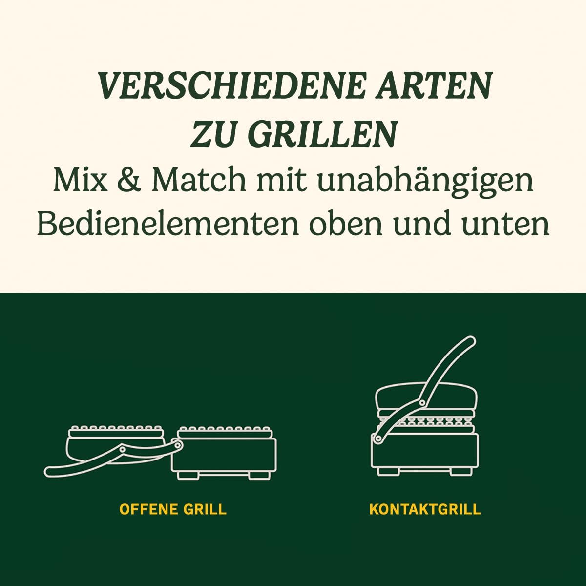 Cuisinart Hot Plate Entertaining Grill & Griddle | XL Elektrische Plancha Grill, Teppanyaki Grillplaat voor thuis | Afneembare plaat met antiaanbaklaag, 2-zone temperatuurregeling tot 260°C