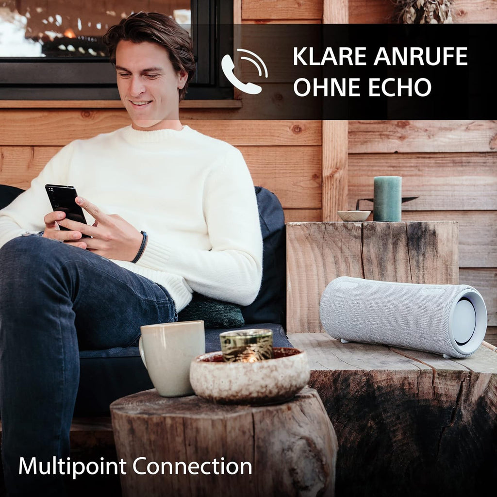 Sony SRS-XG300 - Draagbare draadloze bluetooth-speaker met krachtig feestgeluid en verlichting - waterdicht, 25 uur batterijduur, smartphone en snellaadfunctie - Zwart