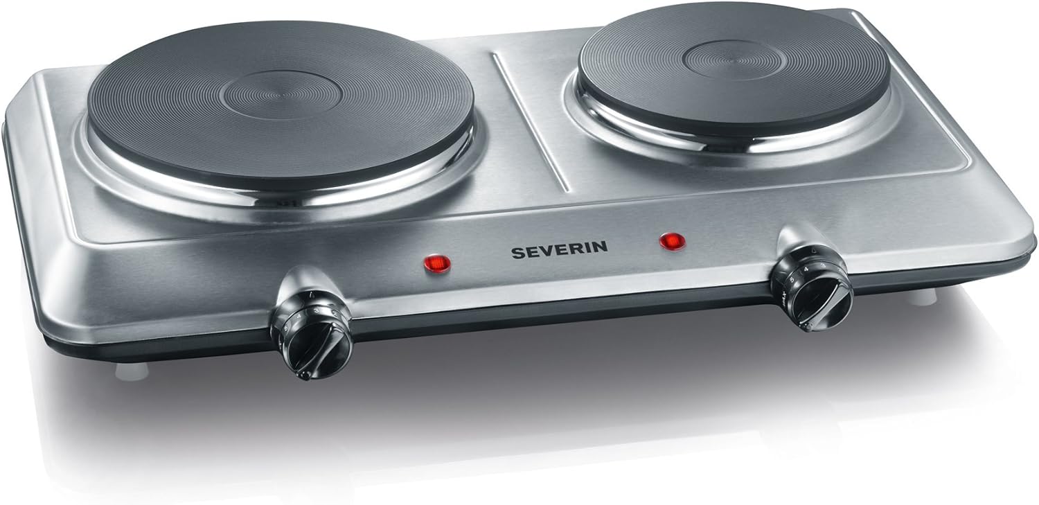SEVERIN Bak- en Toastoven met heteluchtfunctie, Mini Oven met grillrooster, bakplaat, draaispies en pizzasteen, veelzijdige heteluchtoven met 42 L inhoud, 1.800 W, zwart, TO 2058