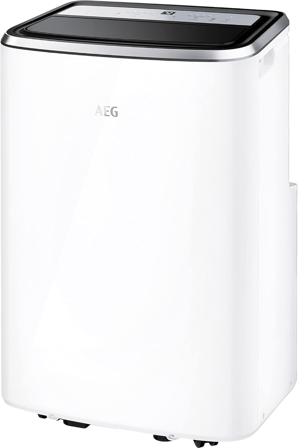 AEG Chillflex Pro AXP26U338CW mobiele airconditioner / LED-display / touchknoppen / afstandsbediening / 30-40 m² / koelfunctie / ventilator / ontvochtigingsfunctie / automatisch / wit/zilver/zwart