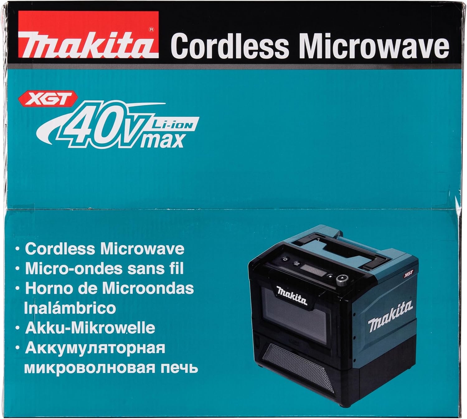 Makita MW001GZ Accu-magnetron 40V max. 350/500 W, 8 l (zonder accu, zonder lader)