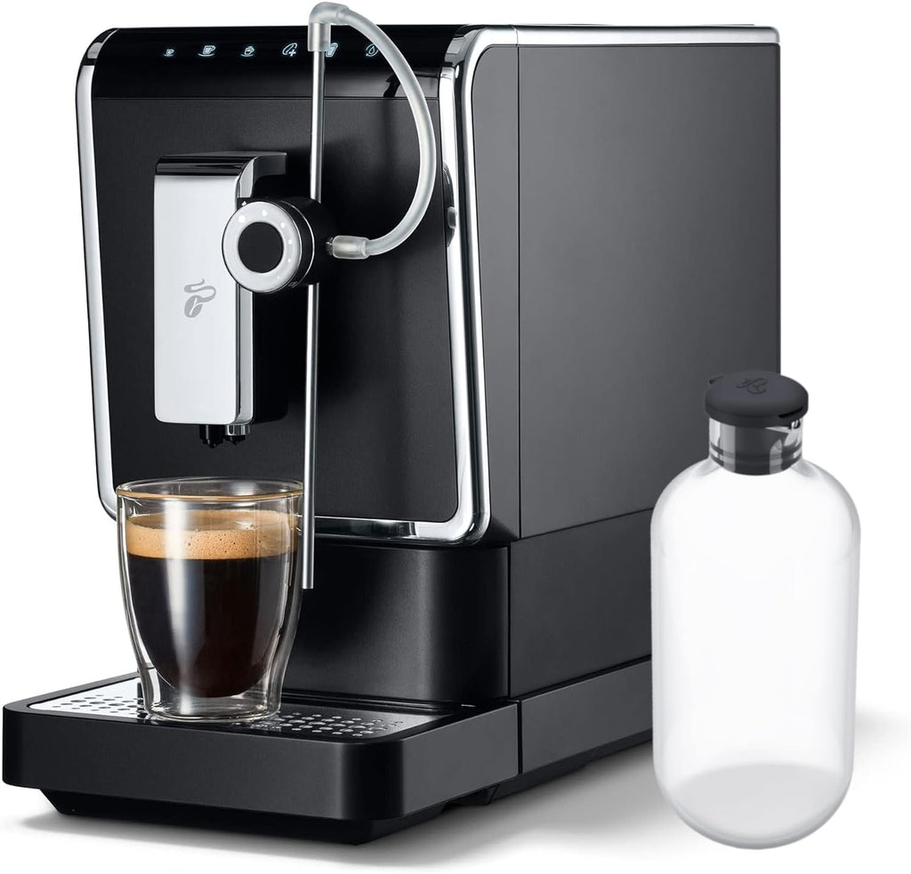 Tchibo volautomatisch koffiezetapparaat Esperto Pro met One Touch-functie voor Caffè Crema, espresso en melkspecialiteiten, antraciet