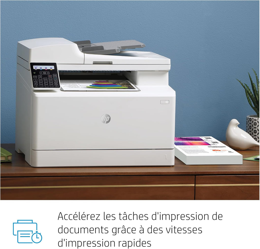 HP Color LaserJet Pro MFP 3302fdwg multifunctionele kleurenlaserprinter, fax, automatisch dubbelzijdig afdrukken, touchscreen, wifi, ethernet, USB, HP Wolf Pro Security