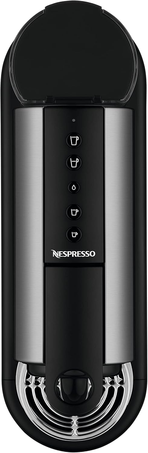 Nespresso De'Longhi EN267.BAE Citiz koffiezetapparaat met melkopschuimer, energiebesparende functie, 1710W, 1 liter, 37.2 x 21.8 x 27.7 cm, zwart