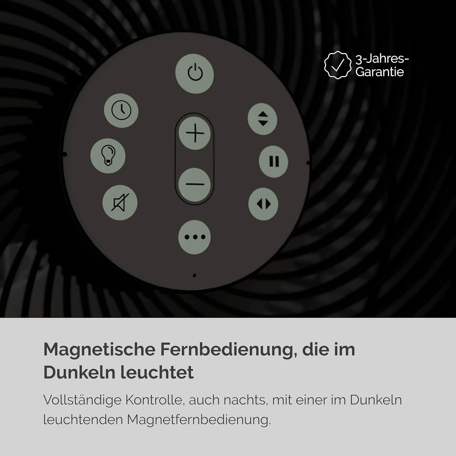 MEACO MeacoFan Stilvolle Tafelventilator - 10-inch luchtverplaatser met 12 snelheden - Horizontale en verticale oscillatie - 3 oscillatiegebieden - Ultrastille, op afstand bediende koeling, Zwart