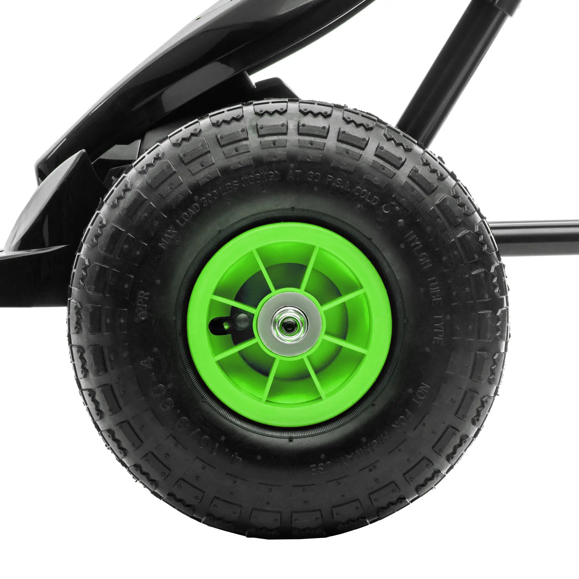 HOMCOM skelter kinderauto 3-voudig verstelbare zitting rubberbanden