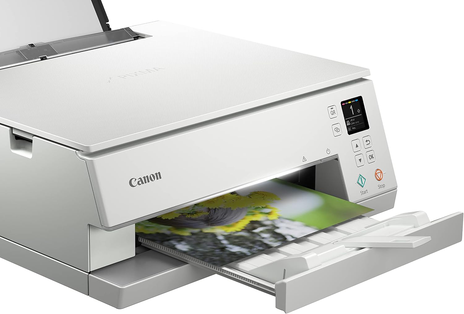 Canon PIXMA TS6350a printer, kleureninkjet multifunctioneel apparaat DIN A4 (fotoprinter, scanner, kopieerapparaat, OLED, 4.800x1.200 dpi, USB, WLAN, 5 afzonderlijke inkten, dubbelzijdig afdrukken, 2 papierladen), zwart