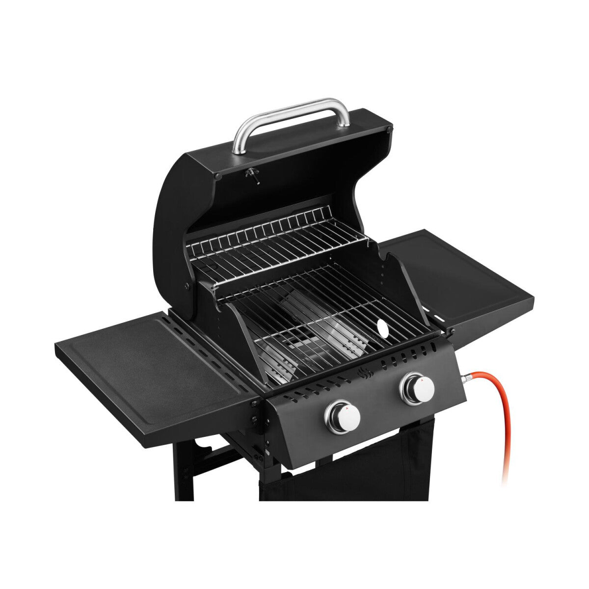 GRILLMEISTER Gasbarbecue 2-pits "Memphis", met warmhoudrooster - B-keus als nieuw