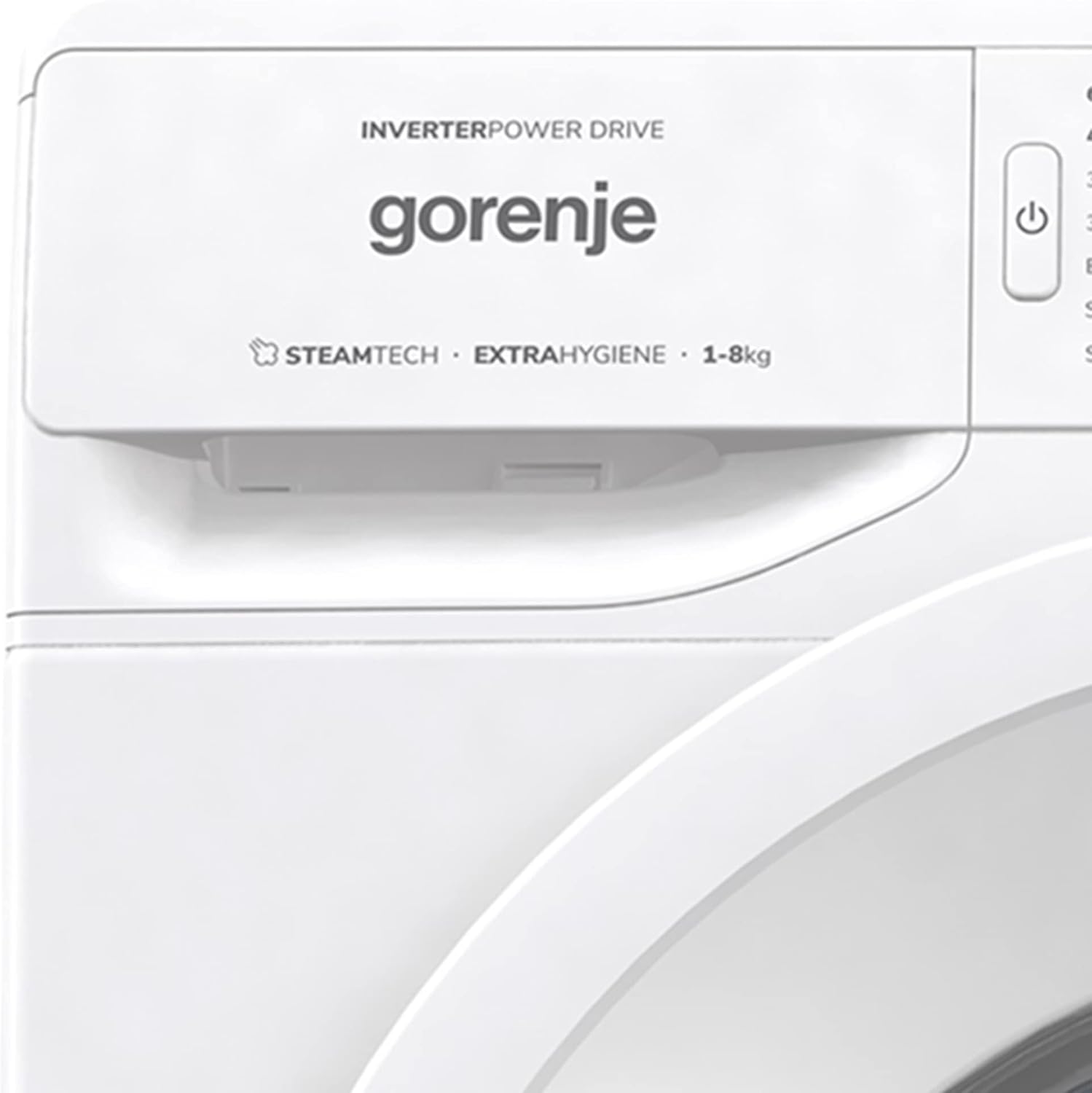 GORENJE WNPI84APS Wasmachine LED-display Inverter PowerDrive-motor AquaStop Stoomfunctie 16 programma's
