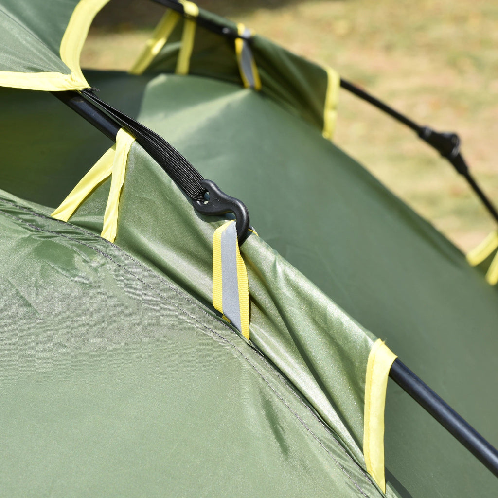 Outsunny Kampeertent 4-seizoenen Quick-Up Luifel Outdoor