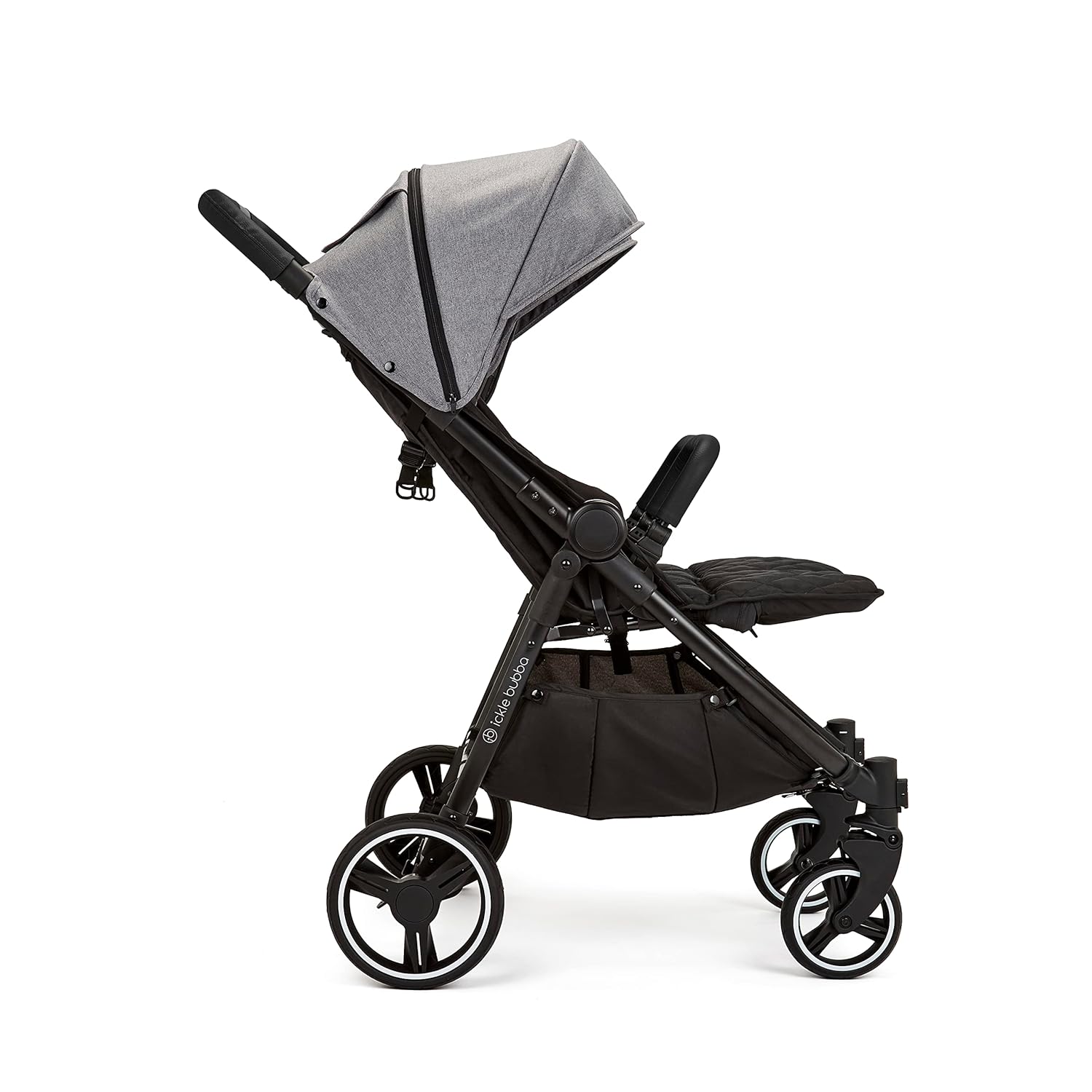 Venus Max Duo Buggy - geschikt vanaf de geboorte tot 15 kg (ongeveer 3 jaar), compacte, lichte, opvouwbare tweelingbuggy, inclusief regenhoes en voetenzak (Biscuit)