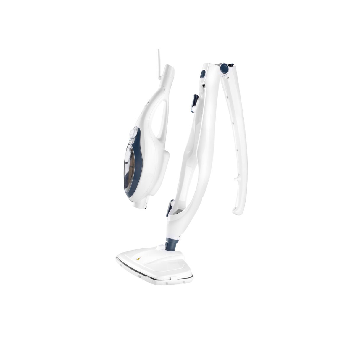 SILVERCREST® Stoommop en handstoomreiniger »SDM 1500 D4«, wit - B-keus, zo goed als nieuw