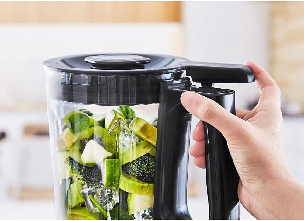 Krups Highspeed-blender InfinyMix KB9158 | 1600 W | 5 automatische programma's + handmatige instelling | Tritan-kan | incl. receptenboekje | Smoothies, shakes, crushed ice | Zwart