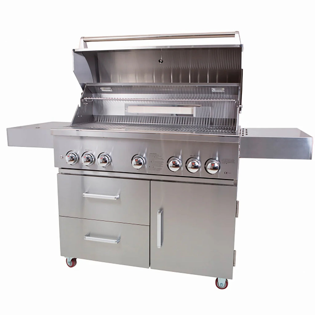 KOBE Gasbarbecue PROFESSIONAL 5+2, 176,7x69x128,5cm