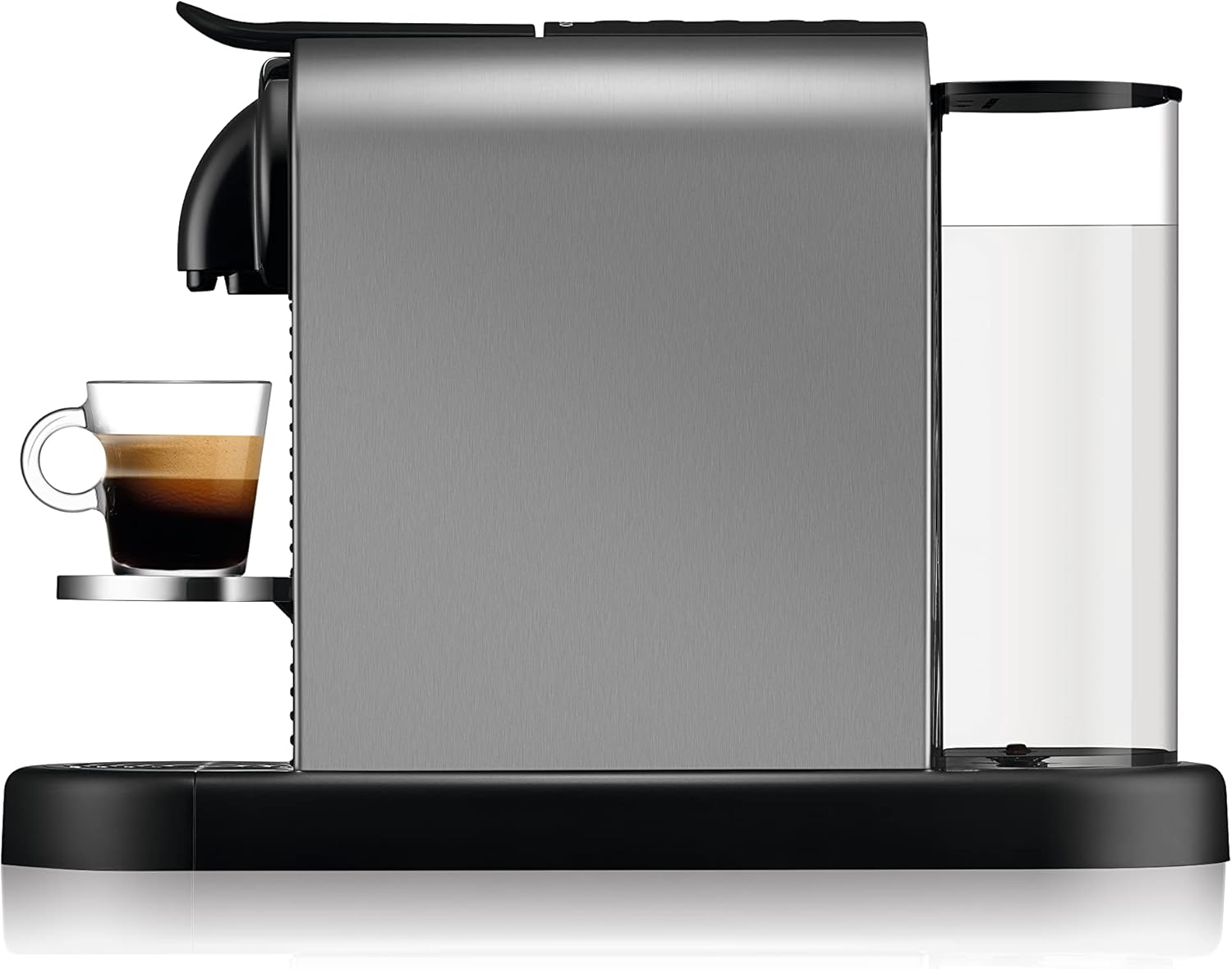 Nespresso De'Longhi EN267.BAE Citiz koffiezetapparaat met melkopschuimer, energiebesparende functie, 1710W, 1 liter, 37.2 x 21.8 x 27.7 cm, zwart