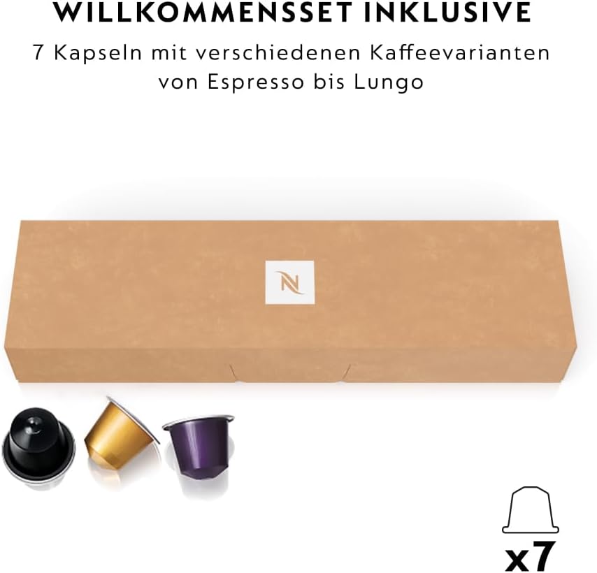 Nespresso De'Longhi EN267.BAE Citiz koffiezetapparaat met melkopschuimer, energiebesparende functie, 1710W, 1 liter, 37.2 x 21.8 x 27.7 cm, zwart