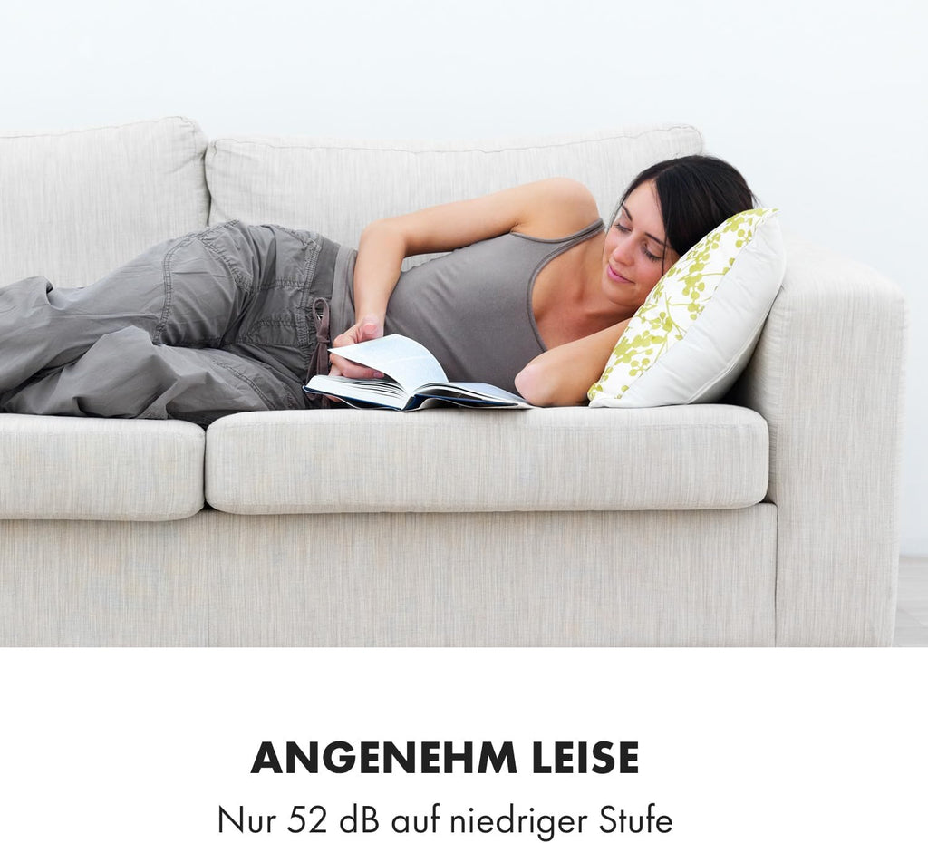 Klarstein Mobiele Airconditioning met Afvoerslang, 3-in-1 Airco met Ventilator, Luchtontvochtiger & Nachtmodus, Kleine & Draagbare Airco voor Thuis & Kantoor, 12000 BTU Laag Verbruik