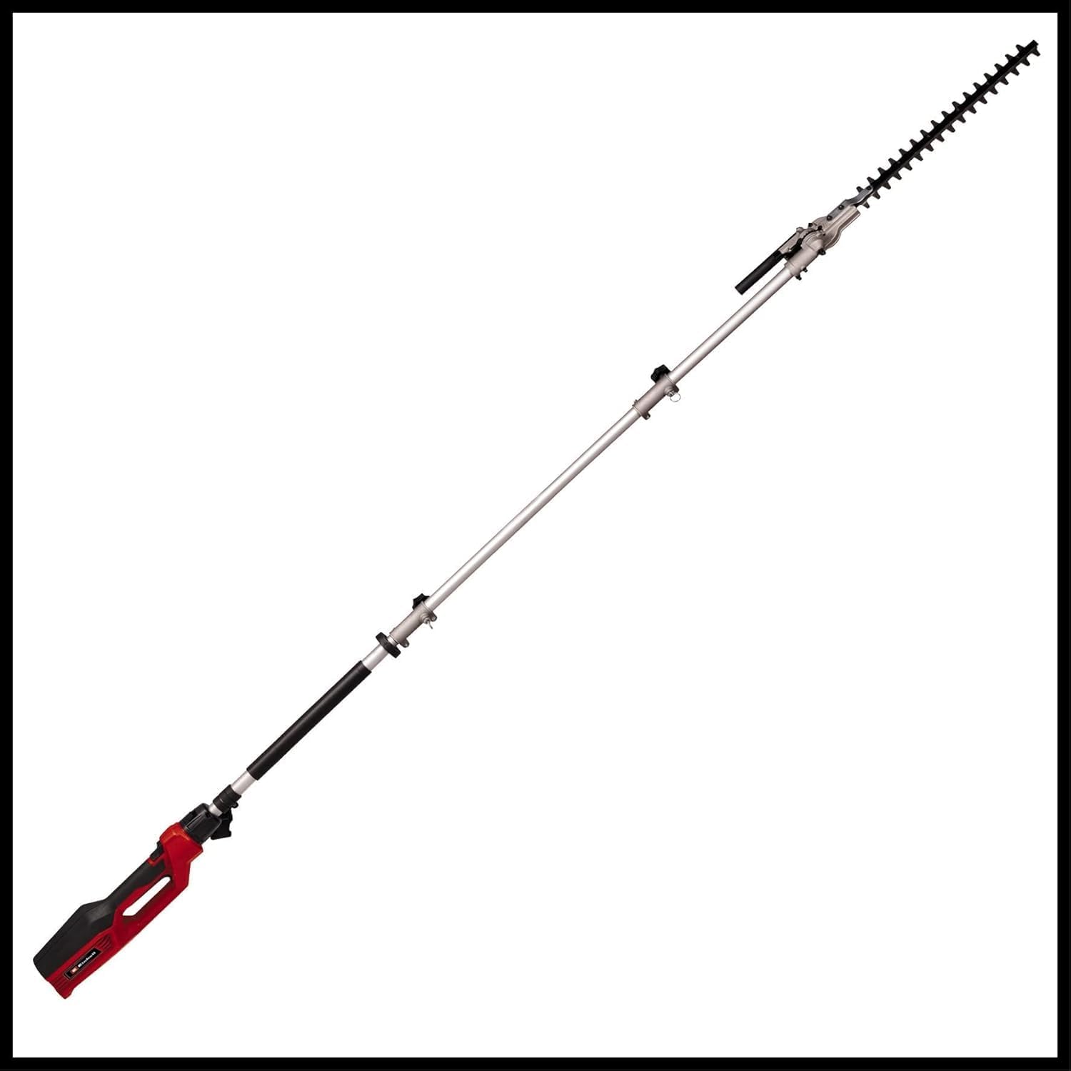 Einhell elektrische stokheggenschaar/-zaag GC-HC 90/2046 T (900 W, 41,2 cm snijlengte heggenschaar, 18 cm snijlengte kettingzaag, tot 2,60 m steel)
