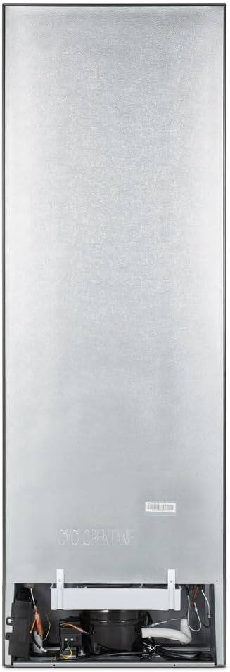 Hisense RB327N4AD2 koel-vriescombinatie/ NoFrostPlus/ Multiflow 360°/ HolidayMode/ FreshZone/ 182,4 cm/ koelgedeelte 171 l/ vriesgedeelte 85 l/ 41 dB/ 287 kWh/ jaar/ roestvrijstalen look