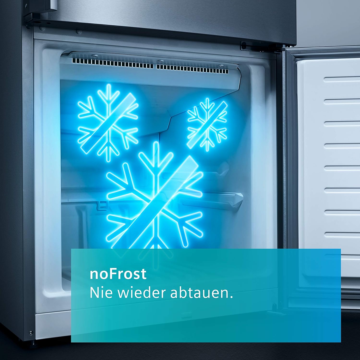 Siemens GS54NAWCV iQ500 vriezer, 176 x 70 cm, 327 L, noFrost nooit meer ontdooien, bigBox ruimte voor grote diepvriesproducten, varioZone flexibele glasplateaus en laden, wit