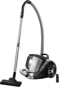 Rowenta RO4825 zakloze stofzuiger Compact Power XXL | 550 watt | 2,5L stofreservoir | Compact & stil | Extreme zuigkracht | Zeer efficiënte zuigmond | Zwart/Grijs