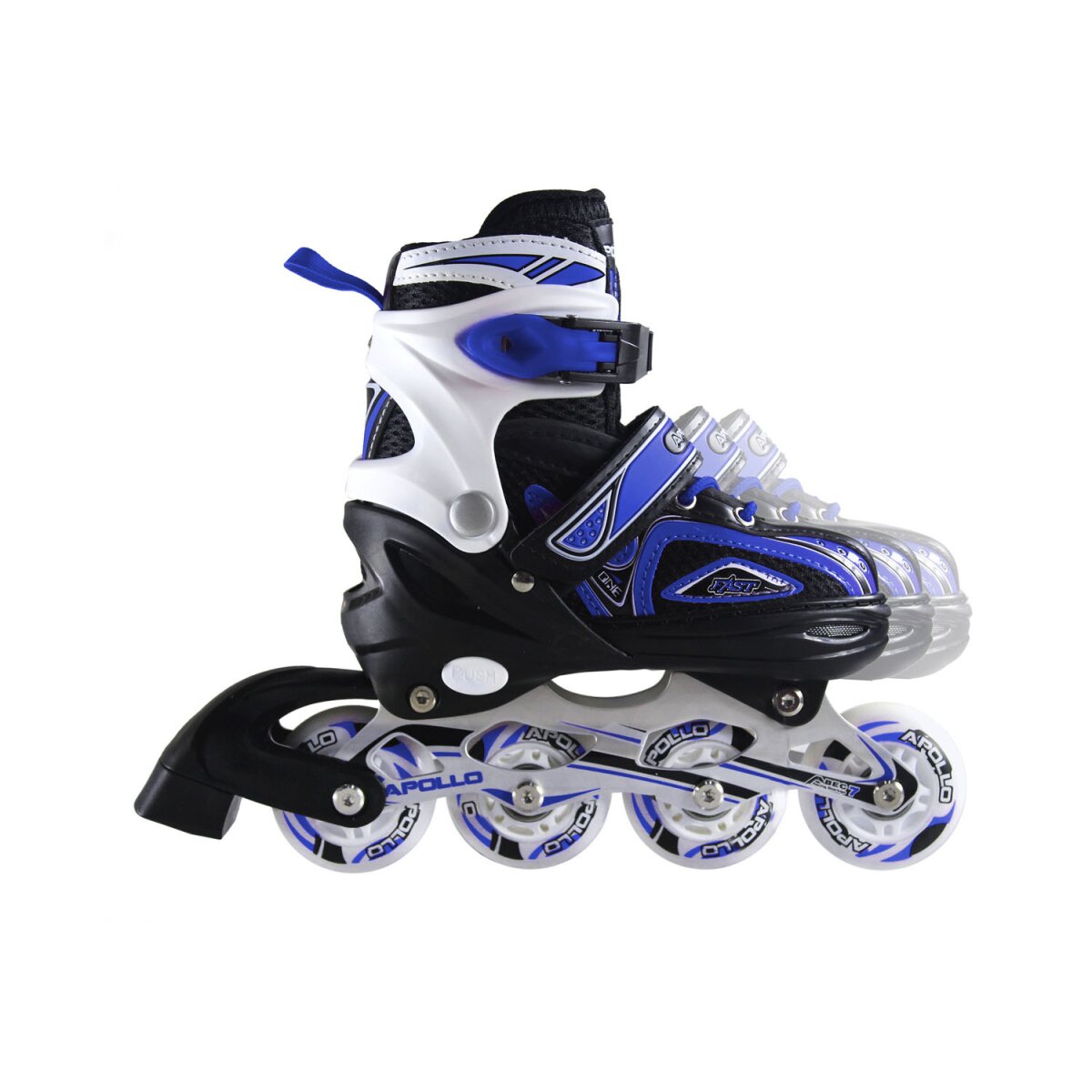 Apollo Kinder Inline Skates »Super Blades X Pro«, verstelbaar, L 39-42, blauw - B-keus zeer goed