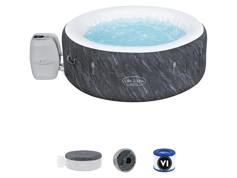 LAY-Z-SPA WLAN-whirlpool Boracay AirJet Ø 180 x 66 cm, rond