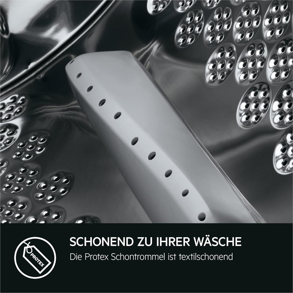AEG L6FBA51480 Wasmachine / 8,0 kg / Stil / ProSense (automatische beladingsherkenning) / Bijvulfunctie / Kinderbeveiliging / Zachte trommel / Waterstop / 1400 tpm
