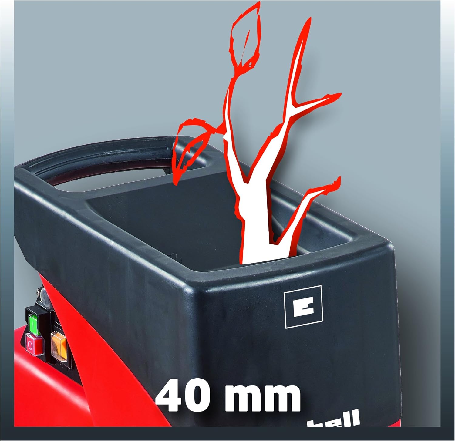 Einhell Elektrische hakselaar GC-RS 2540 (snijwals, draairichtingsschakelaar, grote trechteropening, robuust onderstel, incl. afvalzak)