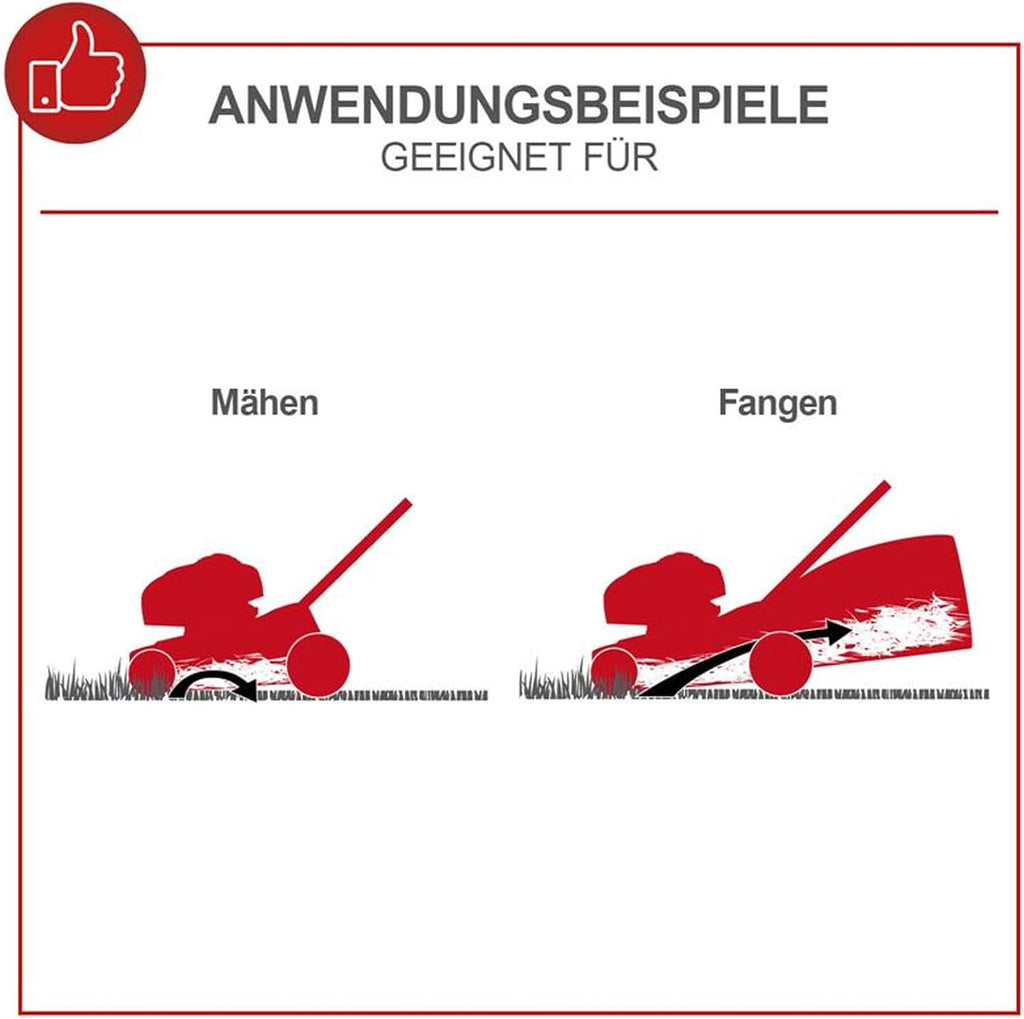 Scheppach Grasmaaier RM420 | 3-in-1-3,4PK | Maaibreedte 420mm | 45L Opvangbak | Maaihoogteverstelling 25-75 mm | incl. Motorolie