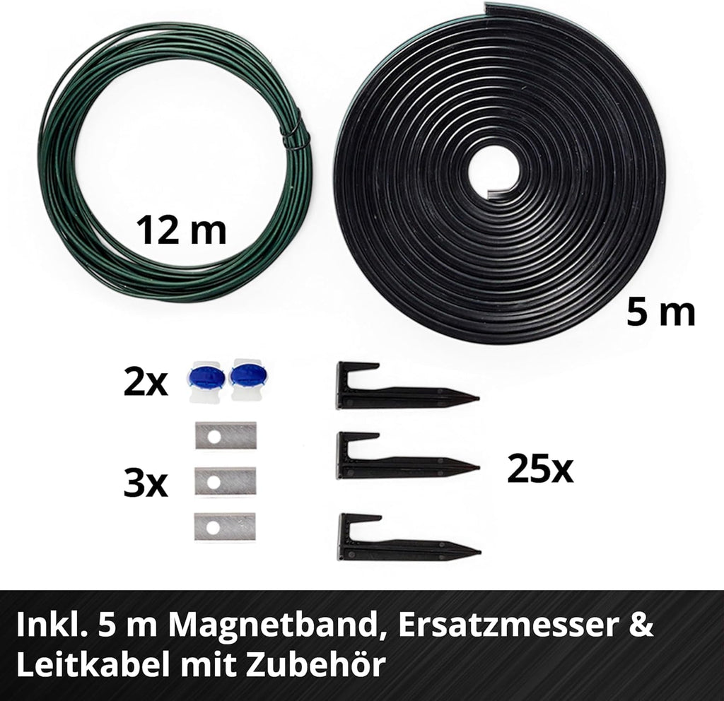 Einhell robotmaaier FREELEXO CAM 500 Power X-Change (18 V, camera vervangt begrenzingsdraad, voor 500 m, borstelloos, tot 25% helling, maaibreedte 18 cm, incl. 3,0 Ah accu, 5 m magneetband)