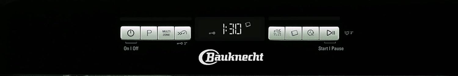 Bauknecht BUO 3O41 PLT X onderbouw vaatwasser 60 cm /14 couverts /10 standaardprogramma's en 1 sensorprogramma/PowerClean/ActiveDry/besteklade/volledige waterbeveiliging