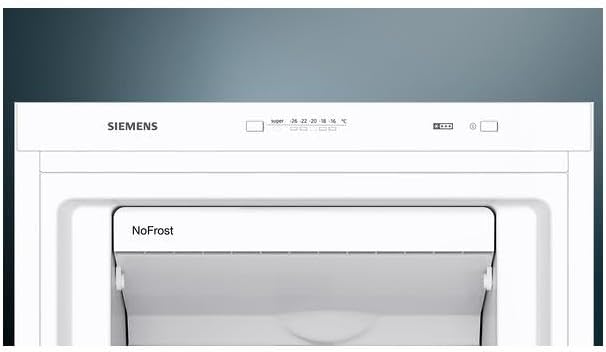 Siemens GS54NAWCV iQ500 vriezer, 176 x 70 cm, 327 L, noFrost nooit meer ontdooien, bigBox ruimte voor grote diepvriesproducten, varioZone flexibele glasplateaus en laden, wit