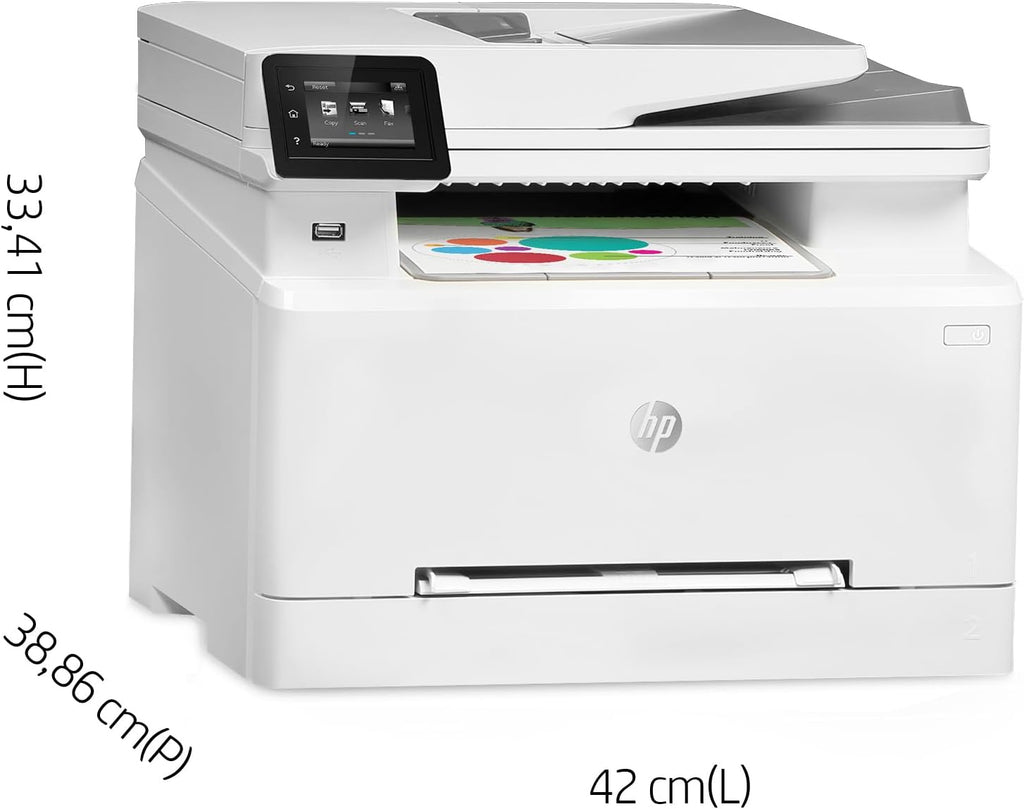 HP Color LaserJet Pro MFP 3302fdwg multifunctionele kleurenlaserprinter, fax, automatisch dubbelzijdig afdrukken, touchscreen, wifi, ethernet, USB, HP Wolf Pro Security