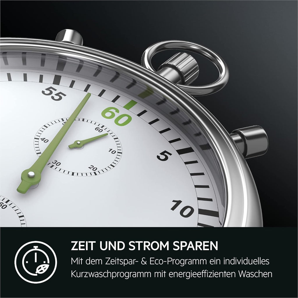 AEG L6FBA51480 Wasmachine / 8,0 kg / Stil / ProSense (automatische beladingsherkenning) / Bijvulfunctie / Kinderbeveiliging / Zachte trommel / Waterstop / 1400 tpm