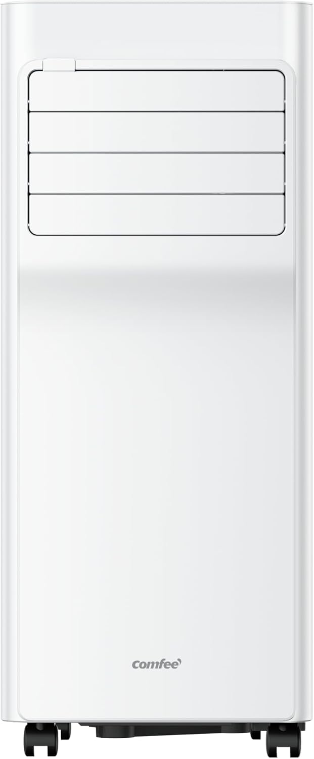 Comfee Mobiele Airco MPPH-09CRN7, 9000 BTU 2,6kW, Koelen&Ventileren&Ontvochtigen, Ruimtegrootte tot 88m³(33㎡), Mobiele Airconditioner met Afvoerslang