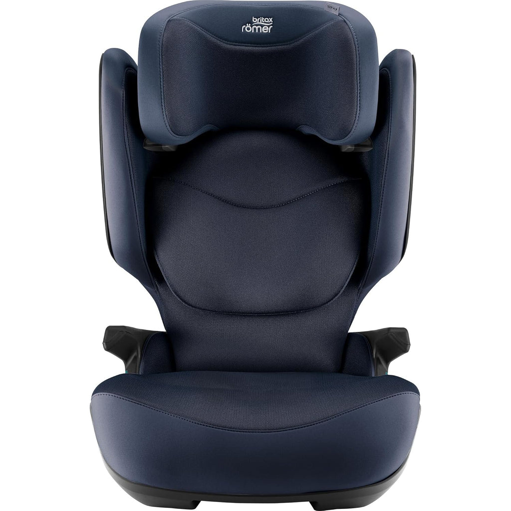 BRITAX RÖMER Kindersitz KIDFIX PRO M, für Kinder von 100-150 cm (i-Size) mit und ohne ISOFIX, 3,5-12 Jahre, Midnight Grey | Classic