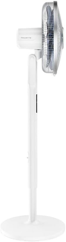 Rowenta VU5870 Statiefventilator Turbo Silence Extreme+ | Afstandsbediening | 5 snelheden | Automatische uitschakeling | Timer | Automatische oscillatie | In hoogte verstelbaar, Wit