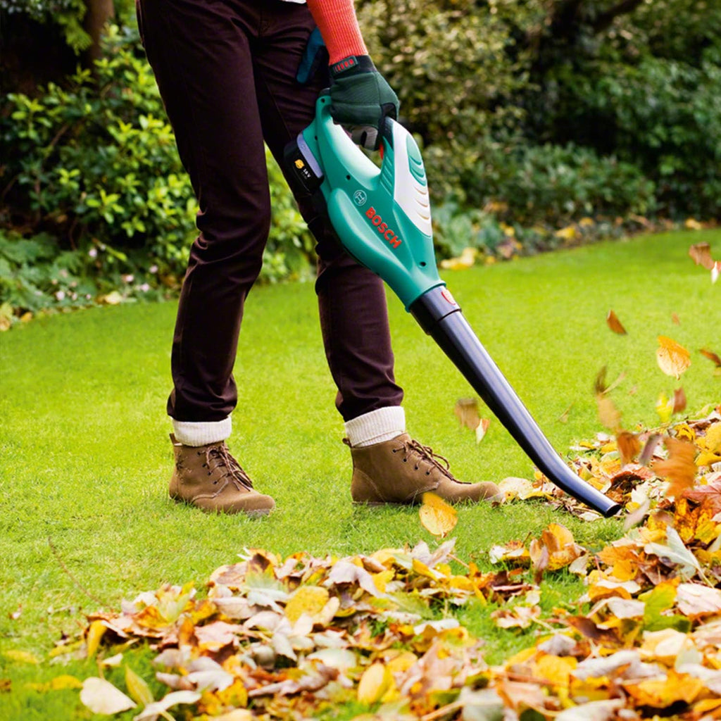 Bosch Home and Garden Accu Bladblazer ALB 18 LI (1 Accu, Max. Blaassnelheid 210 km/u, in Kartonnen Doos) Groen, Zwart