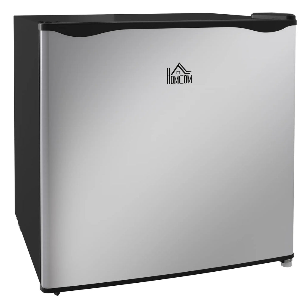 HOMCOM Mini-vriezer 35 l zilver - compact & efficiënt