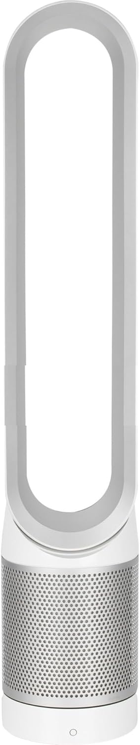 Dyson TP00 Pure Cool 2-in-1 Antraciet/zilver, stille ventilator & luchtreiniger, geschikt voor slaapkamer, mensen met allergieën, rookruimtes, luchtfiltert 99,5% van stof, pollen, geurtjes, incl. JUNG reinigingsdoekjes