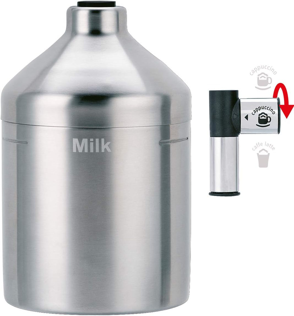 Krups Essential volautomatische espressomachine met melkslang, 2-kopsfunctie, LCD-display, eenvoudige reiniging, koffiezetapparaat, TÜV-keurmerk, zwart, EA816031