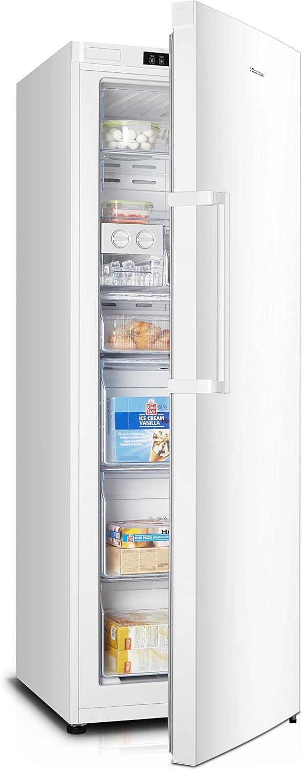 Hisense FV191N4AW2 Vriezer/ TotalNoFrost/ SuperFreeze/ Deuralarm/ Multiflow 360°/ BigBox/ 143,4 cm/ Vriesgedeelte 147 l/ 41 dB/ 205 kWh/Wit