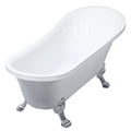 Lykke badkuip met poten Nordic Deluxe 1700x750x730mm, wit