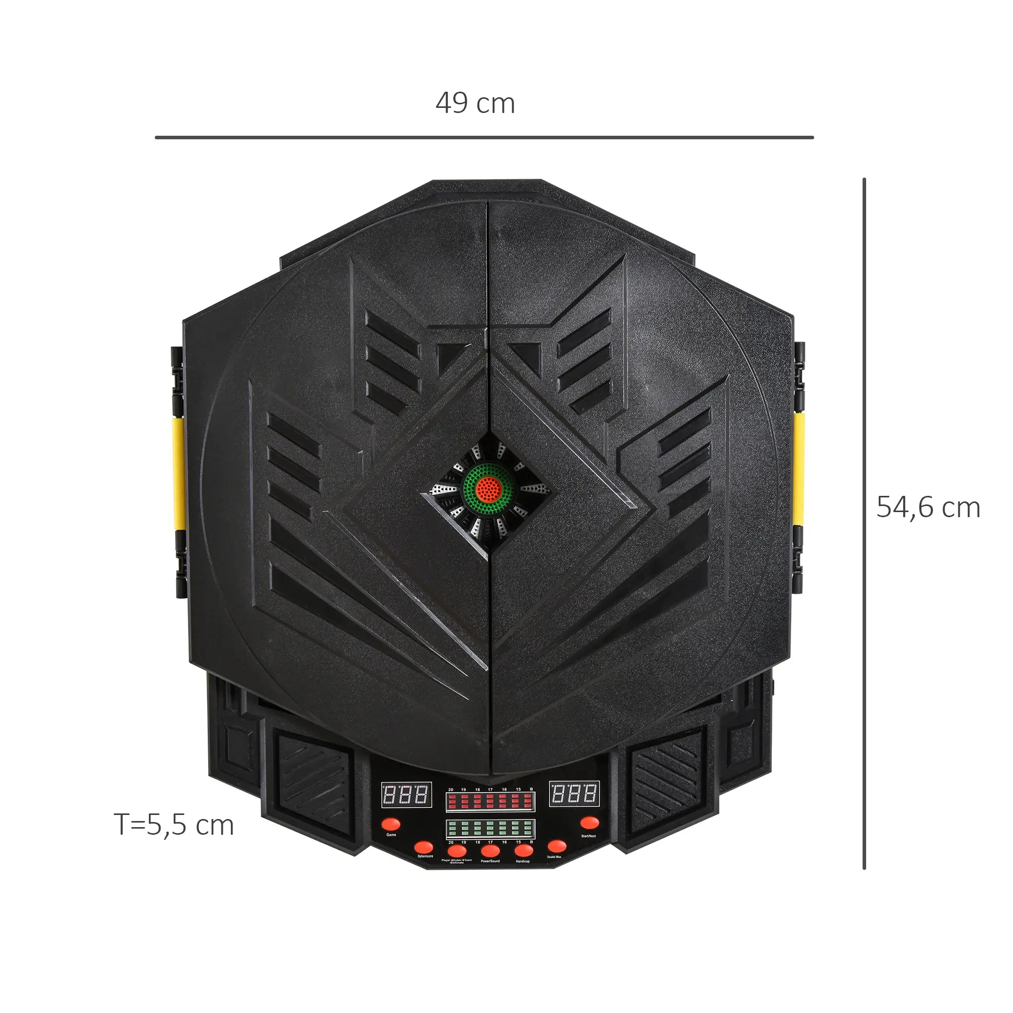 HOMCOM elektronisch dartbord 27 spellen 8 spelers