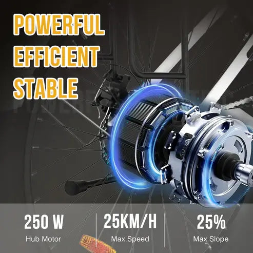 Evercross EK8S E-Bike – 250W, 26-inch, 12Ah accu, tot 90 km bereik
