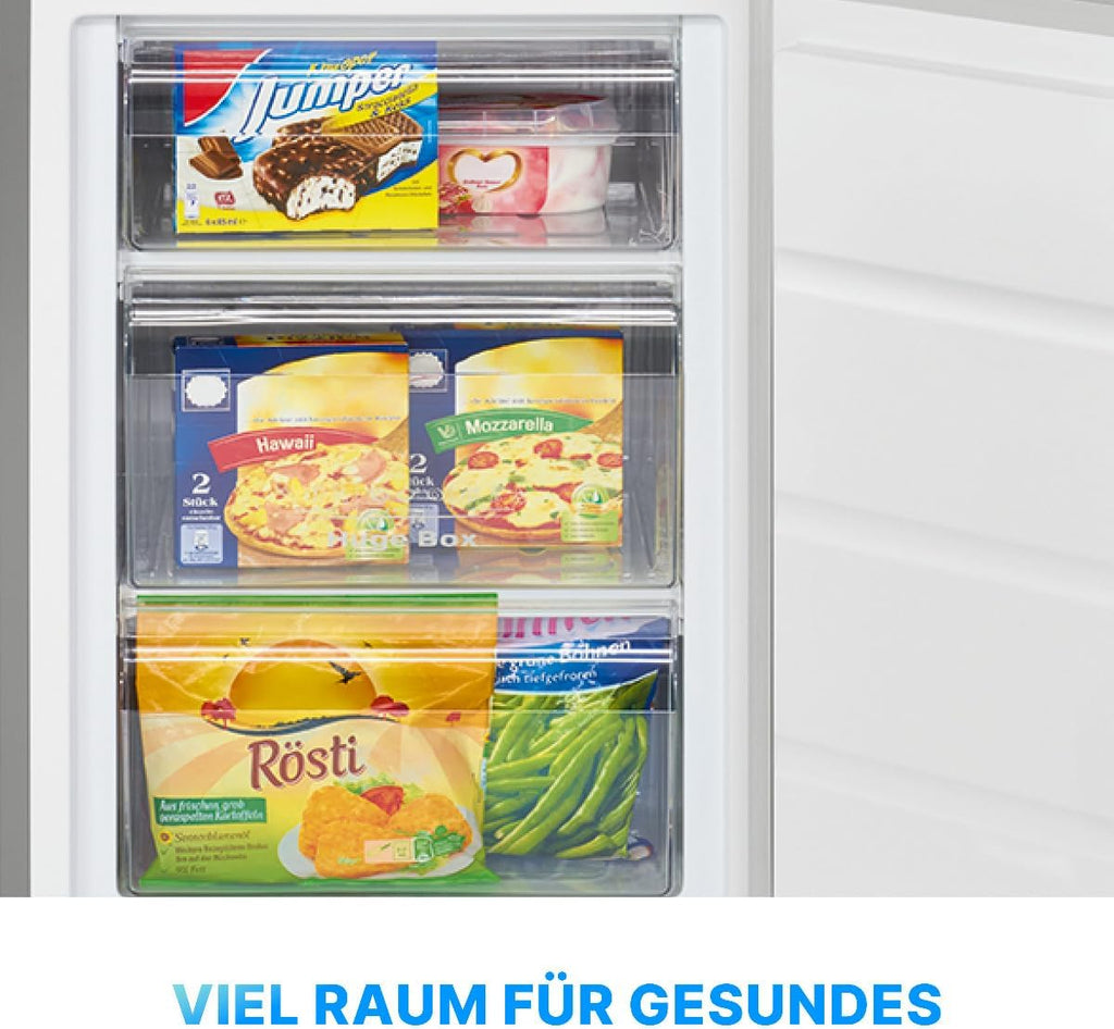 Bomann® Vriezer 87L | Kleine vriezer met temperatuurbereik ≤ -18°C | 3 laden | Vriezer met verwisselbare deuraanslag | Kleine vriezer GS 7253 wit